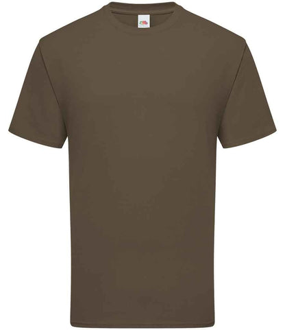 Fruit of the Loom SS620 Truffle Front -  Ready to be Embroidered and Printed by Custard Workwear - Cheap Personalised and Customised Workwear in Nottinghamshire, Derbyshire and Leicestershire