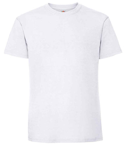Fruit of the Loom SS620 White Front -  Ready to be Embroidered and Printed by Custard Workwear - Cheap Personalised and Customised Workwear in Nottinghamshire, Derbyshire and Leicestershire