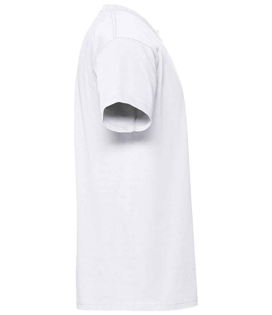 Fruit of the Loom SS620 White Right -  Ready to be Embroidered and Printed by Custard Workwear - Cheap Personalised and Customised Workwear in Nottinghamshire, Derbyshire and Leicestershire
