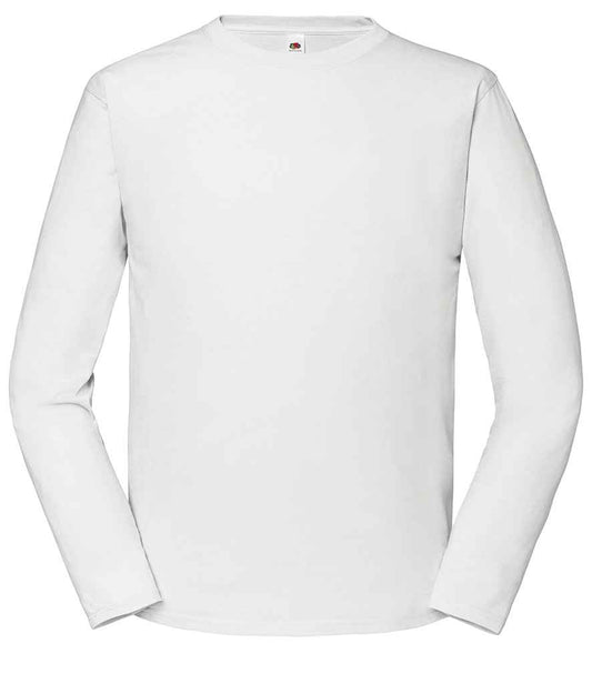 Fruit of the Loom SS624 White Front -  Ready to be Embroidered and Printed by Custard Workwear - Cheap Personalised and Customised Workwear in Nottinghamshire, Derbyshire and Leicestershire