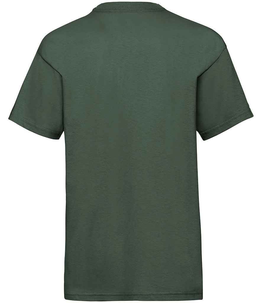 Fruit of the Loom SS6B Bottle Green Back -  Ready to be Printed by Custard Workwear - Cheap Personalised and Customised Workwear in Nottinghamshire, Derbyshire and Leicestershire