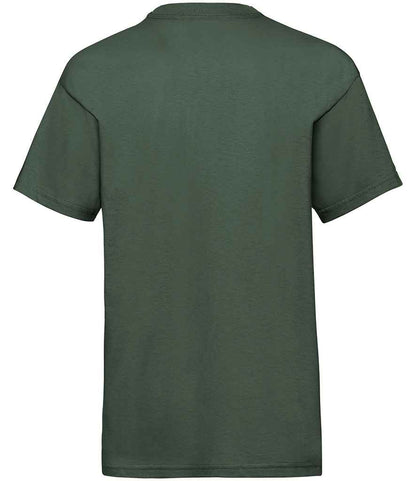 Fruit of the Loom SS6B Bottle Green Back -  Ready to be Printed by Custard Workwear - Cheap Personalised and Customised Workwear in Nottinghamshire, Derbyshire and Leicestershire