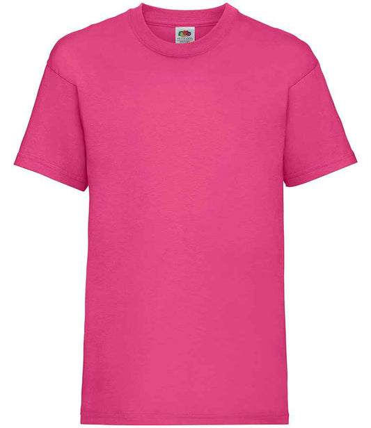 Fruit of the Loom SS6B Fuchsia Front -  Ready to be Printed by Custard Workwear - Cheap Personalised and Customised Workwear in Nottinghamshire, Derbyshire and Leicestershire