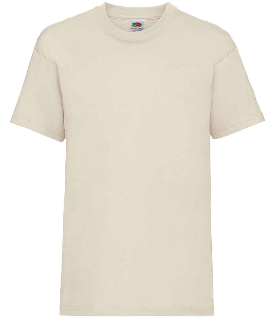 Fruit of the Loom SS6B Natural Front -  Ready to be Printed by Custard Workwear - Cheap Personalised and Customised Workwear in Nottinghamshire, Derbyshire and Leicestershire