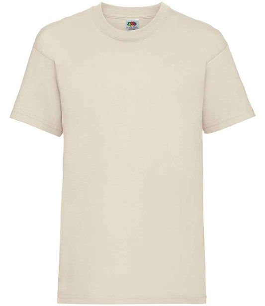 Fruit of the Loom SS6B Natural Front -  Ready to be Printed by Custard Workwear - Cheap Personalised and Customised Workwear in Nottinghamshire, Derbyshire and Leicestershire