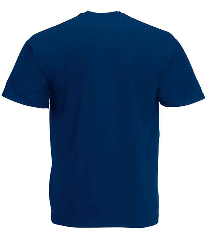 Fruit of the Loom SS6B Navy Back -  Ready to be Printed by Custard Workwear - Cheap Personalised and Customised Workwear in Nottinghamshire, Derbyshire and Leicestershire