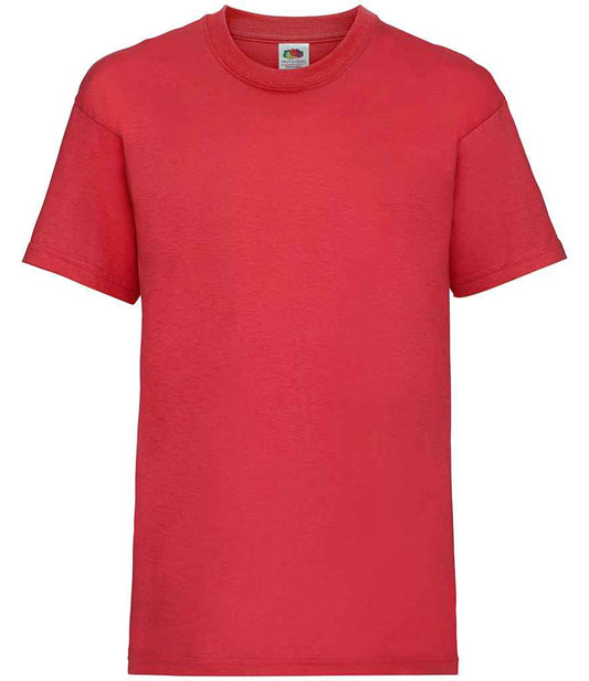 Fruit of the Loom SS6B Red Front -  Ready to be Printed by Custard Workwear - Cheap Personalised and Customised Workwear in Nottinghamshire, Derbyshire and Leicestershire