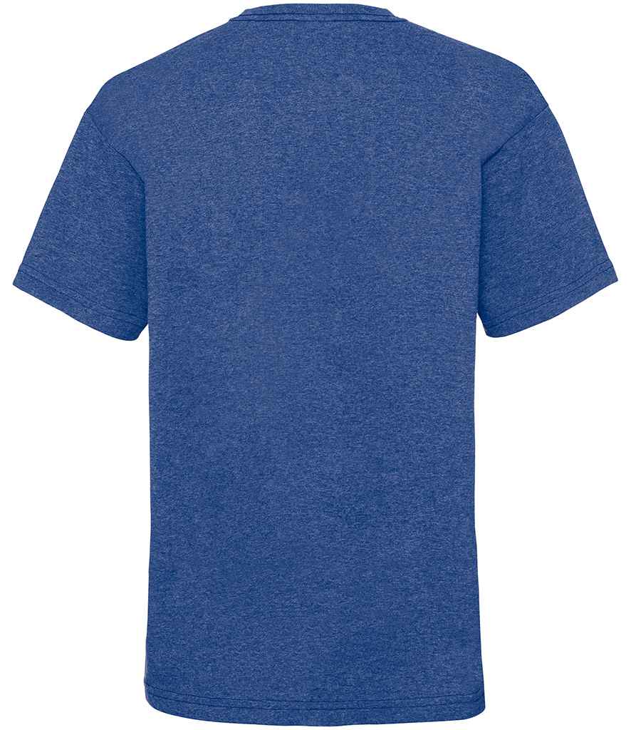 Fruit of the Loom SS6B Heather Royal Back -  Ready to be Printed by Custard Workwear - Cheap Personalised and Customised Workwear in Nottinghamshire, Derbyshire and Leicestershire