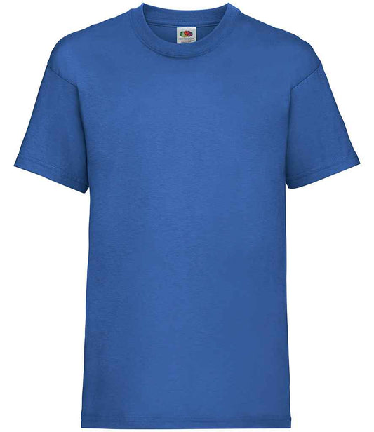 Fruit of the Loom SS6B Royal Blue Front -  Ready to be Printed by Custard Workwear - Cheap Personalised and Customised Workwear in Nottinghamshire, Derbyshire and Leicestershire