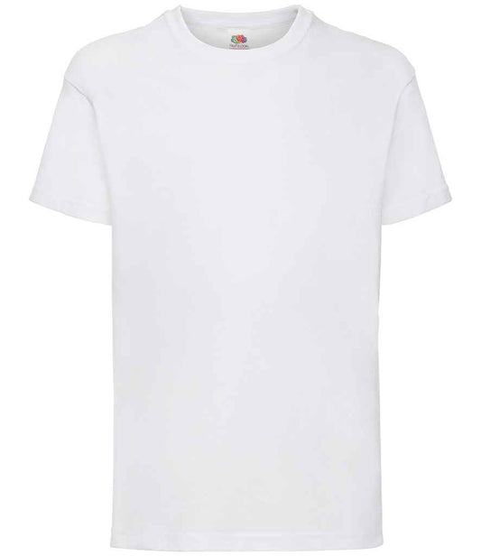Fruit of the Loom SS6B White Front -  Ready to be Printed by Custard Workwear - Cheap Personalised and Customised Workwear in Nottinghamshire, Derbyshire and Leicestershire