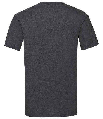Fruit of the Loom SS6 Dark Heather Back -  Ready to be Printed by Custard Workwear - Cheap Personalised and Customised Workwear in Nottinghamshire, Derbyshire and Leicestershire