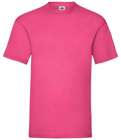 Fruit of the Loom SS6 Fuchsia Front -  Ready to be Printed by Custard Workwear - Cheap Personalised and Customised Workwear in Nottinghamshire, Derbyshire and Leicestershire