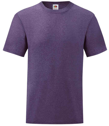 Fruit of the Loom SS6 Heather Purple Front -  Ready to be Printed by Custard Workwear - Cheap Personalised and Customised Workwear in Nottinghamshire, Derbyshire and Leicestershire