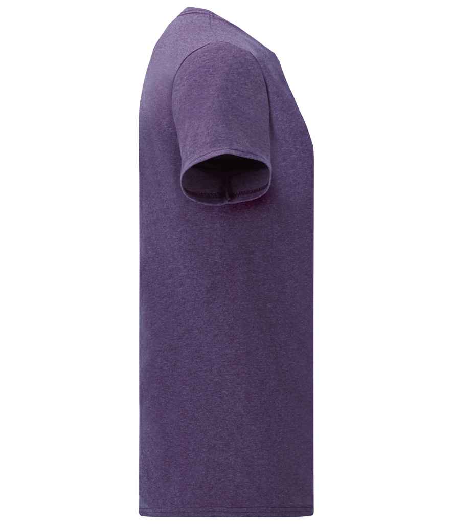 Fruit of the Loom SS6 Heather Purple Left -  Ready to be Printed by Custard Workwear - Cheap Personalised and Customised Workwear in Nottinghamshire, Derbyshire and Leicestershire
