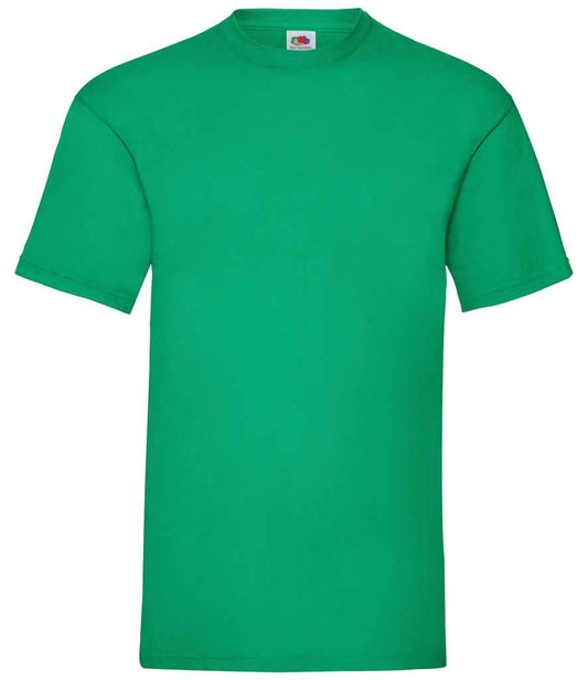 Fruit of the Loom SS6 Kelly Green Front -  Ready to be Printed by Custard Workwear - Cheap Personalised and Customised Workwear in Nottinghamshire, Derbyshire and Leicestershire