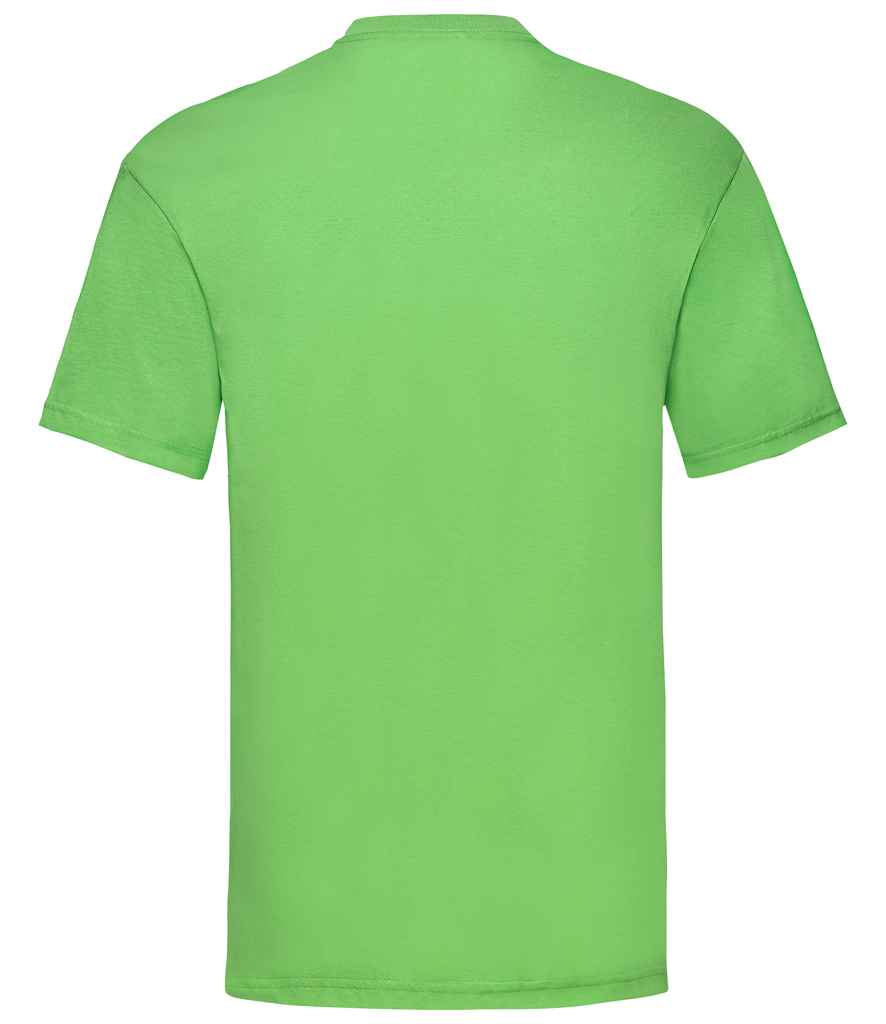 Fruit of the Loom SS6 Lime Green Back -  Ready to be Printed by Custard Workwear - Cheap Personalised and Customised Workwear in Nottinghamshire, Derbyshire and Leicestershire