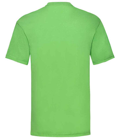 Fruit of the Loom SS6 Lime Green Back -  Ready to be Printed by Custard Workwear - Cheap Personalised and Customised Workwear in Nottinghamshire, Derbyshire and Leicestershire