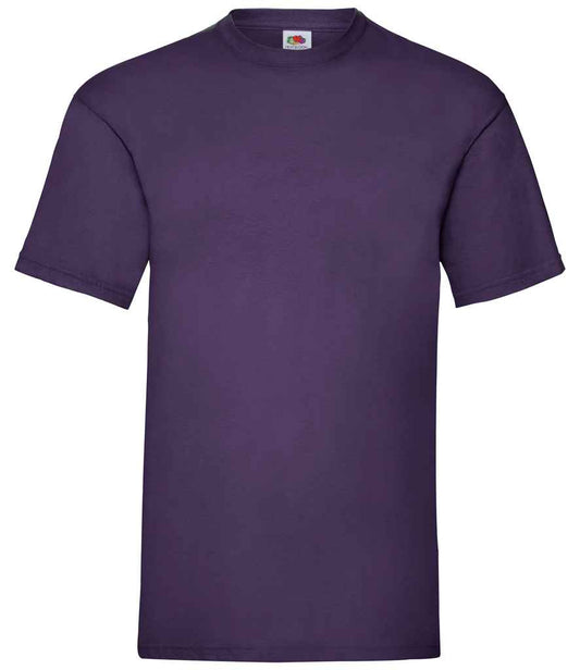Fruit of the Loom SS6 Purple Front -  Ready to be Printed by Custard Workwear - Cheap Personalised and Customised Workwear in Nottinghamshire, Derbyshire and Leicestershire
