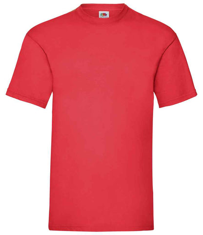 Fruit of the Loom SS6 Red Front -  Ready to be Printed by Custard Workwear - Cheap Personalised and Customised Workwear in Nottinghamshire, Derbyshire and Leicestershire