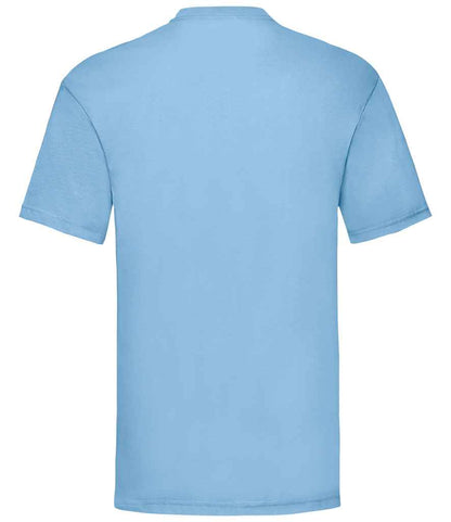 Fruit of the Loom SS6 Sky Blue Back -  Ready to be Printed by Custard Workwear - Cheap Personalised and Customised Workwear in Nottinghamshire, Derbyshire and Leicestershire