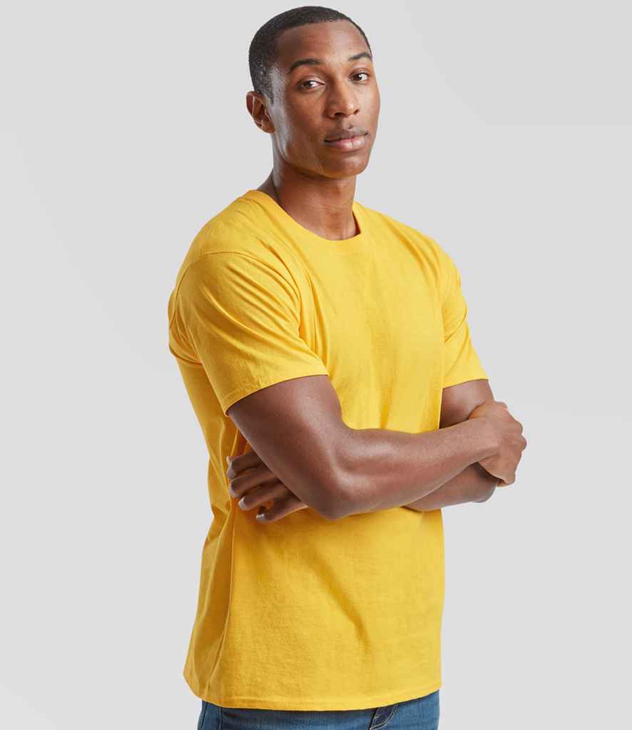 Fruit of the Loom SS6 Sunflower Model -  Ready to be Printed by Custard Workwear - Cheap Personalised and Customised Workwear in Nottinghamshire, Derbyshire and Leicestershire