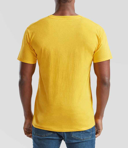 Fruit of the Loom SS6 Sunflower Model -  Ready to be Printed by Custard Workwear - Cheap Personalised and Customised Workwear in Nottinghamshire, Derbyshire and Leicestershire