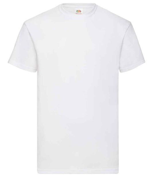 Fruit of the Loom SS6 White Front -  Ready to be Printed by Custard Workwear - Cheap Personalised and Customised Workwear in Nottinghamshire, Derbyshire and Leicestershire