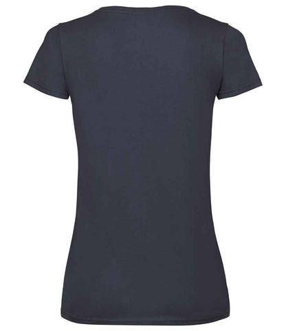 Fruit of the Loom SS702 Deep Navy Back -  Ready to be Printed by Custard Workwear - Cheap Personalised and Customised Workwear in Nottinghamshire, Derbyshire and Leicestershire