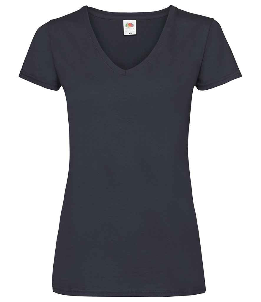 Fruit of the Loom SS702 Deep Navy Front -  Ready to be Printed by Custard Workwear - Cheap Personalised and Customised Workwear in Nottinghamshire, Derbyshire and Leicestershire
