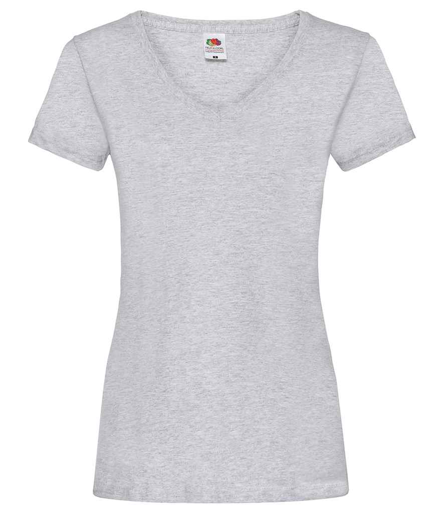 Fruit of the Loom SS702 Heather Grey Front -  Ready to be Printed by Custard Workwear - Cheap Personalised and Customised Workwear in Nottinghamshire, Derbyshire and Leicestershire