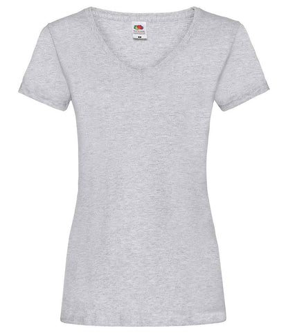 Fruit of the Loom SS702 Heather Grey Front -  Ready to be Printed by Custard Workwear - Cheap Personalised and Customised Workwear in Nottinghamshire, Derbyshire and Leicestershire