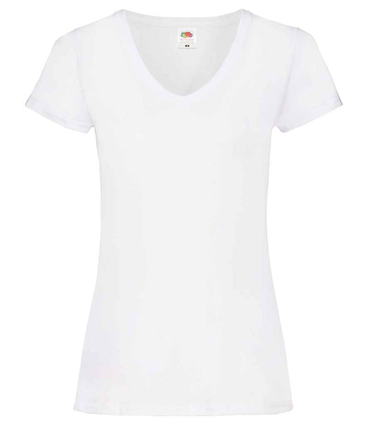 Fruit of the Loom SS702 White Front -  Ready to be Printed by Custard Workwear - Cheap Personalised and Customised Workwear in Nottinghamshire, Derbyshire and Leicestershire