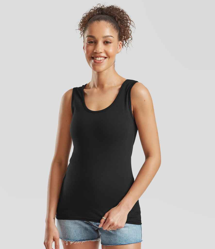 Fruit of the Loom SS704 Black Model -  Ready to be Printed by Custard Workwear - Cheap Personalised and Customised Workwear in Nottinghamshire, Derbyshire and Leicestershire