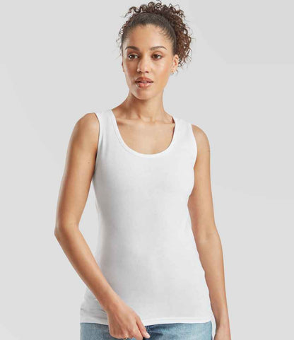 Fruit of the Loom SS704 White Model -  Ready to be Printed by Custard Workwear - Cheap Personalised and Customised Workwear in Nottinghamshire, Derbyshire and Leicestershire
