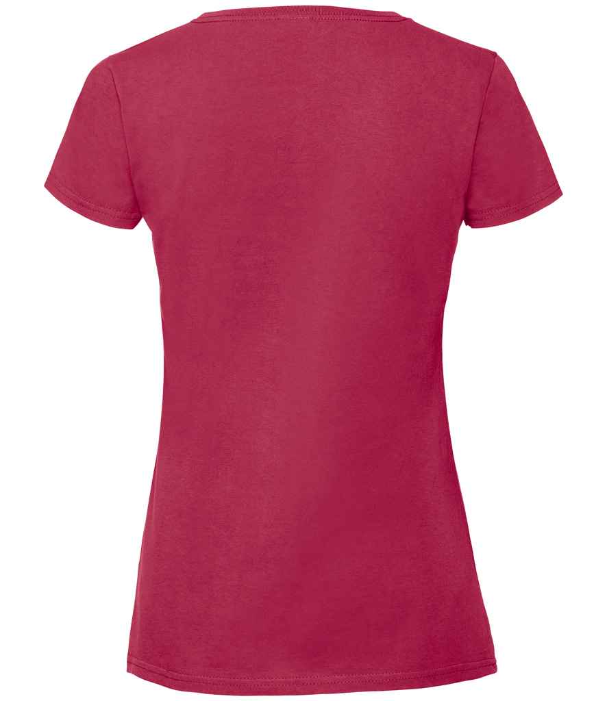 Fruit of the Loom SS720 Cranberry Back -  Ready to be Embroidered and Printed by Custard Workwear - Cheap Personalised and Customised Workwear in Nottinghamshire, Derbyshire and Leicestershire