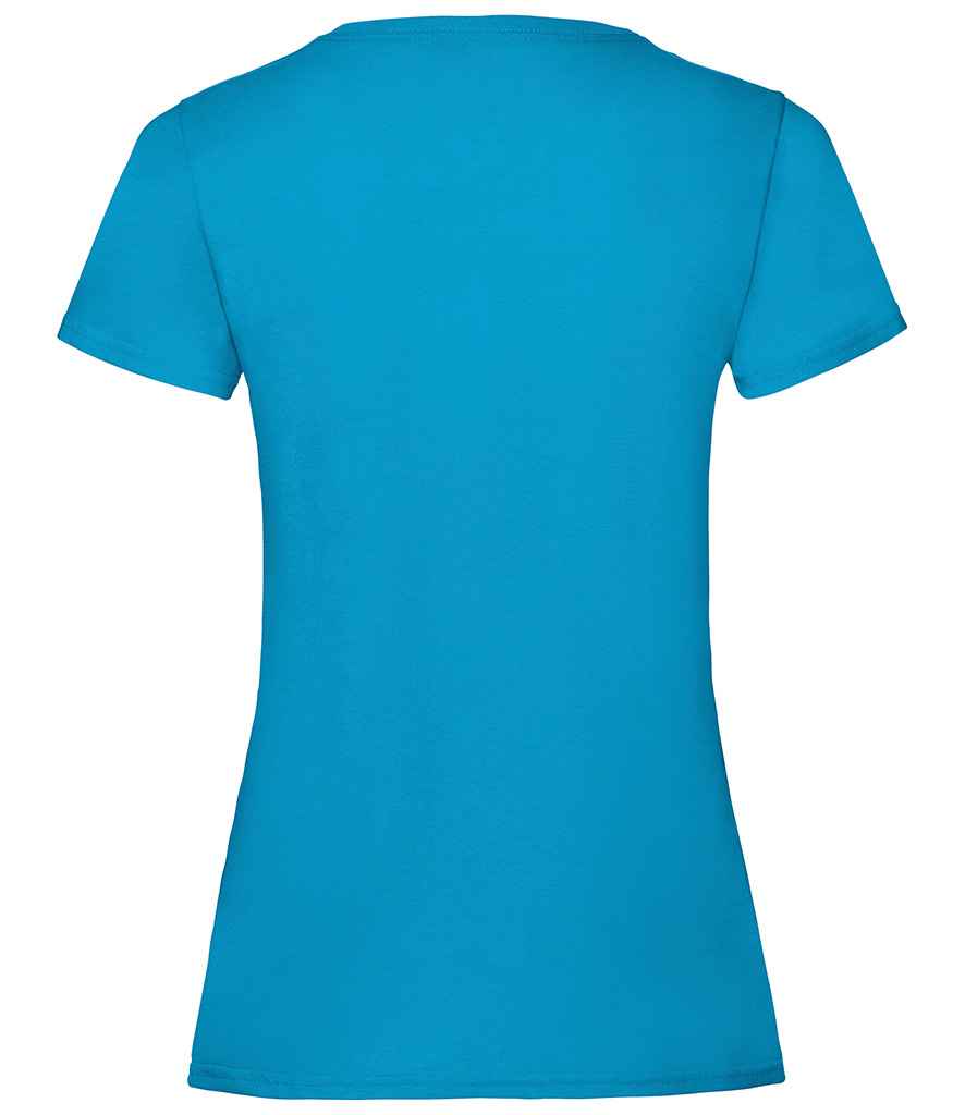 Fruit of the Loom SS77 Azure Back -  Ready to be Printed by Custard Workwear - Cheap Personalised and Customised Workwear in Nottinghamshire, Derbyshire and Leicestershire