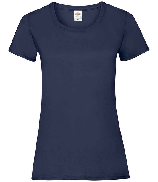 Fruit of the Loom SS77 Deep Navy Front -  Ready to be Printed by Custard Workwear - Cheap Personalised and Customised Workwear in Nottinghamshire, Derbyshire and Leicestershire