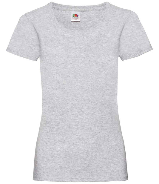 Fruit of the Loom SS77 Heather Grey Front -  Ready to be Printed by Custard Workwear - Cheap Personalised and Customised Workwear in Nottinghamshire, Derbyshire and Leicestershire