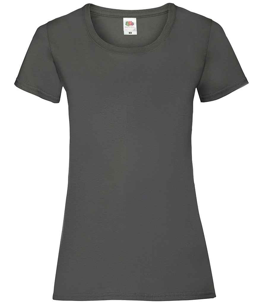 Fruit of the Loom SS77 Light Graphite Front -  Ready to be Printed by Custard Workwear - Cheap Personalised and Customised Workwear in Nottinghamshire, Derbyshire and Leicestershire