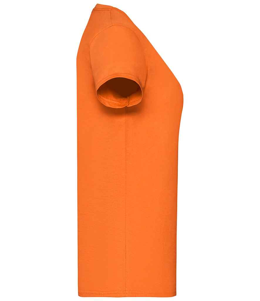Fruit of the Loom SS77 Orange Right -  Ready to be Printed by Custard Workwear - Cheap Personalised and Customised Workwear in Nottinghamshire, Derbyshire and Leicestershire