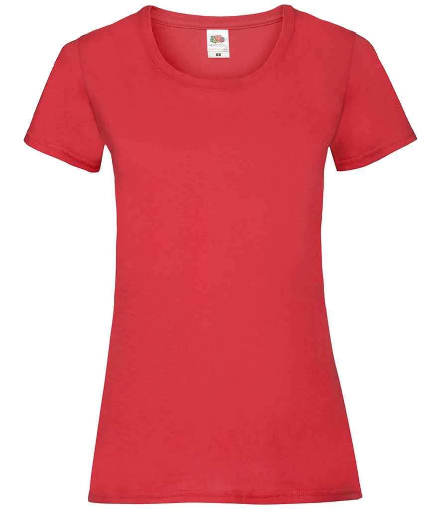 Fruit of the Loom SS77 Red Front -  Ready to be Printed by Custard Workwear - Cheap Personalised and Customised Workwear in Nottinghamshire, Derbyshire and Leicestershire