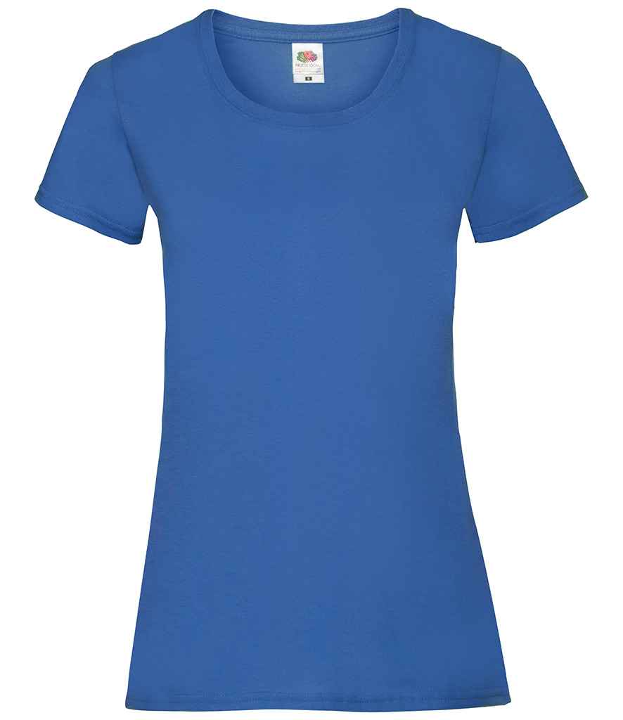 Fruit of the Loom SS77 Royal Blue Front -  Ready to be Printed by Custard Workwear - Cheap Personalised and Customised Workwear in Nottinghamshire, Derbyshire and Leicestershire