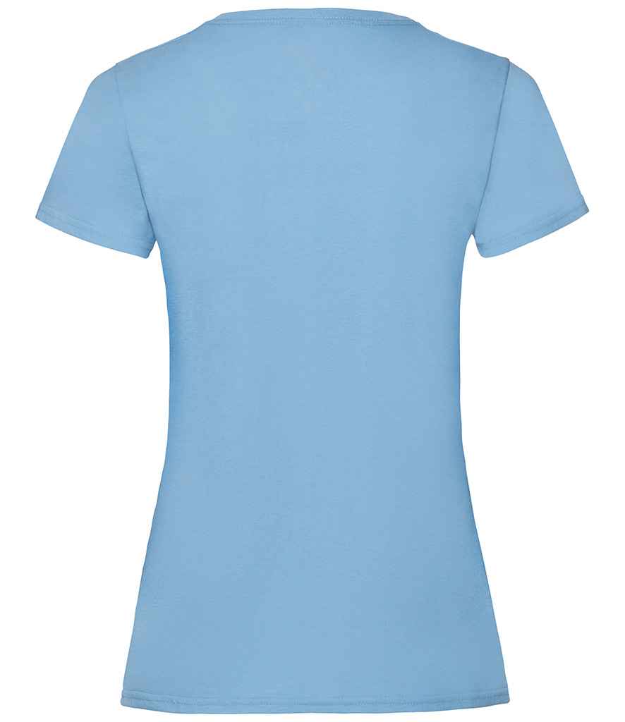 Fruit of the Loom SS77 Sky Blue Back -  Ready to be Printed by Custard Workwear - Cheap Personalised and Customised Workwear in Nottinghamshire, Derbyshire and Leicestershire