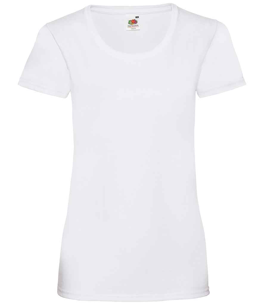 Fruit of the Loom SS77 White Front -  Ready to be Printed by Custard Workwear - Cheap Personalised and Customised Workwear in Nottinghamshire, Derbyshire and Leicestershire