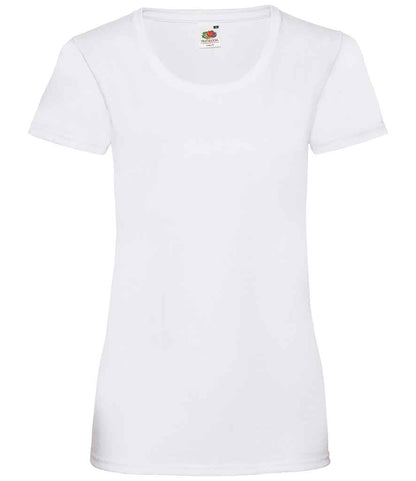 Fruit of the Loom SS77 White Front -  Ready to be Printed by Custard Workwear - Cheap Personalised and Customised Workwear in Nottinghamshire, Derbyshire and Leicestershire