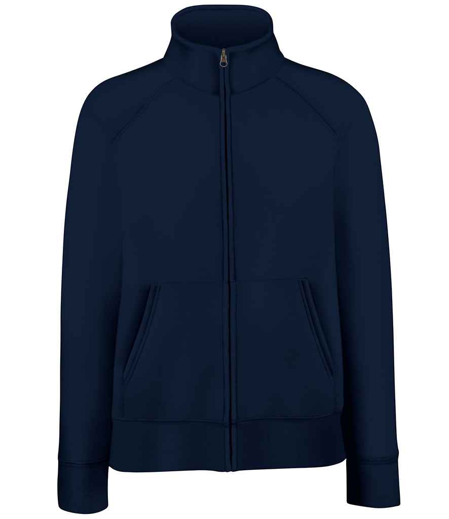 Fruit of the Loom SS79 Deep Navy Front -  Ready to be Embroidered and Printed by Custard Workwear - Cheap Personalised and Customised Workwear in Nottinghamshire, Derbyshire and Leicestershire
