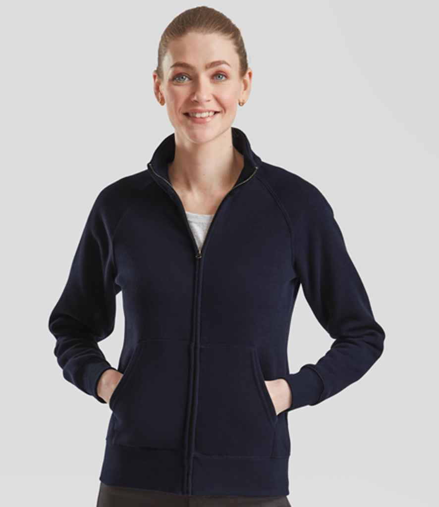 Fruit of the Loom SS79 Deep Navy Model -  Ready to be Embroidered and Printed by Custard Workwear - Cheap Personalised and Customised Workwear in Nottinghamshire, Derbyshire and Leicestershire