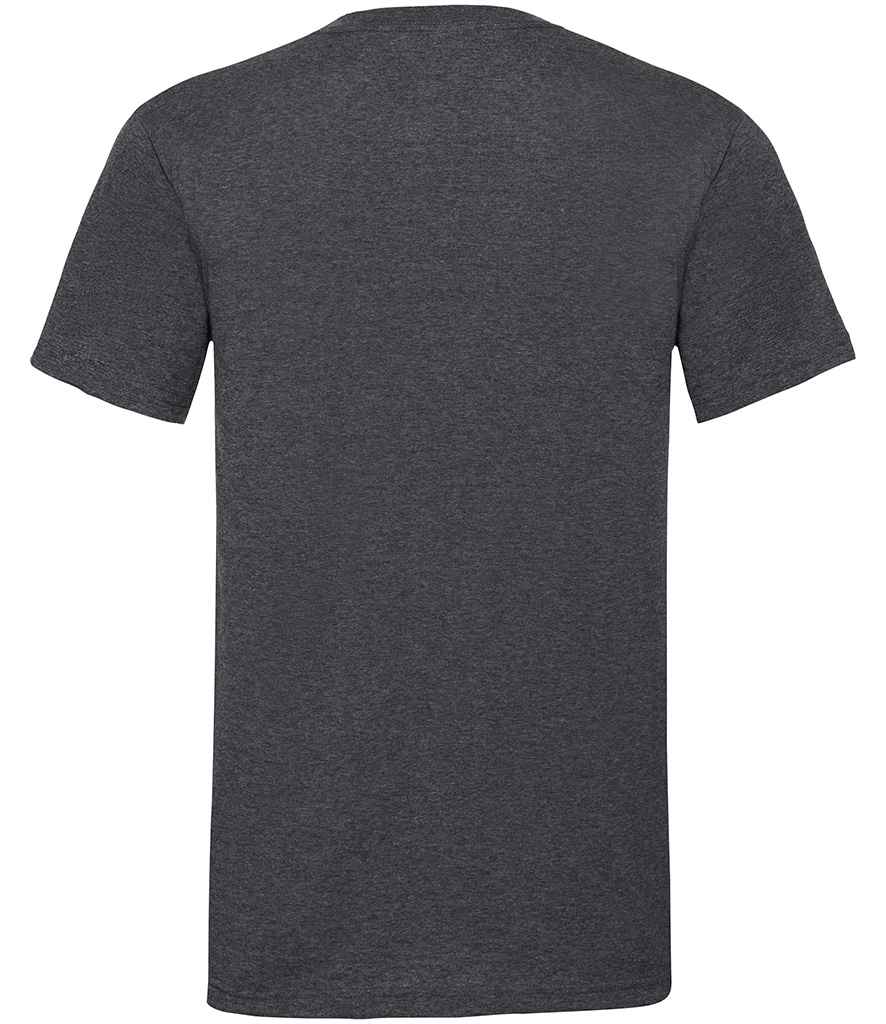 Fruit of the Loom SS7 Dark Heather Back -  Ready to be Printed by Custard Workwear - Cheap Personalised and Customised Workwear in Nottinghamshire, Derbyshire and Leicestershire