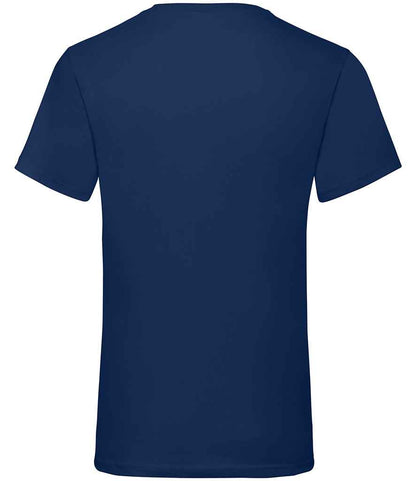 Fruit of the Loom SS7 Navy Back -  Ready to be Printed by Custard Workwear - Cheap Personalised and Customised Workwear in Nottinghamshire, Derbyshire and Leicestershire
