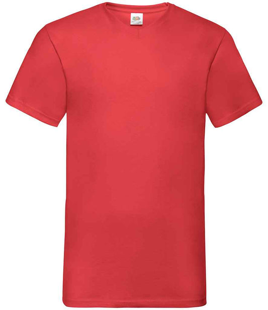 Fruit of the Loom SS7 Red Front -  Ready to be Printed by Custard Workwear - Cheap Personalised and Customised Workwear in Nottinghamshire, Derbyshire and Leicestershire